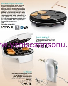 tchibo krep donut makinesi mikser fiyatı fiyatları