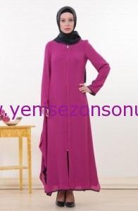 yeni sezon feraceler loreen cift tarafli ferace lacivert mor