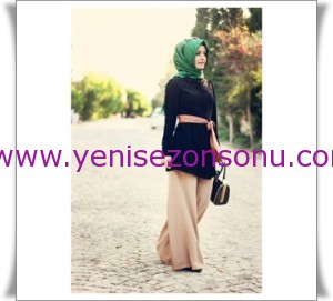 yeni sezon pınar şems 2014 pınar şems moda kısa siyah tunik modelleri kapalı giyimi modelleri