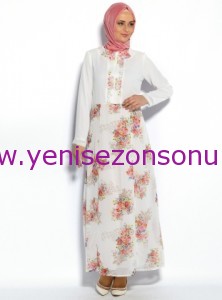 yeni sezon elbise modelleri tesettür