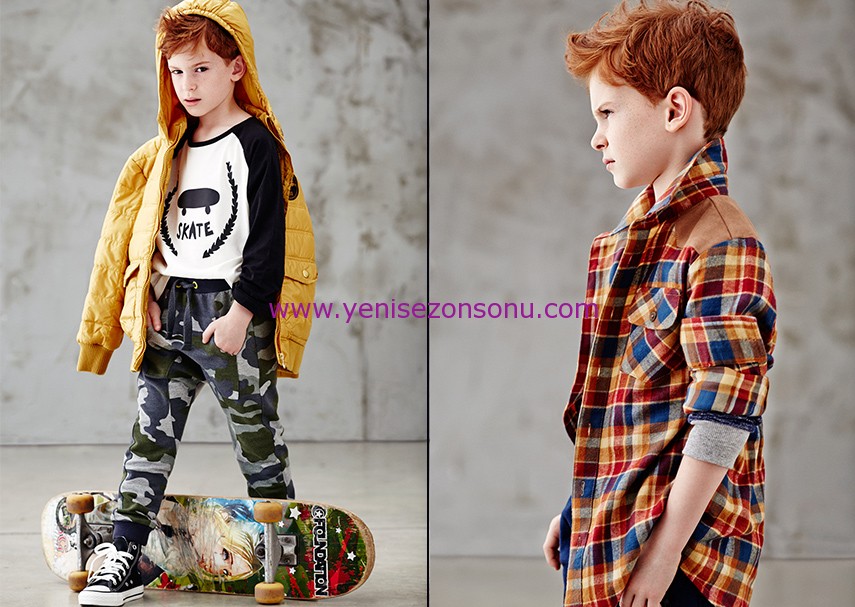 koton 2014 2015 sonbahar kışlık erkek çocuk giyim modelleri