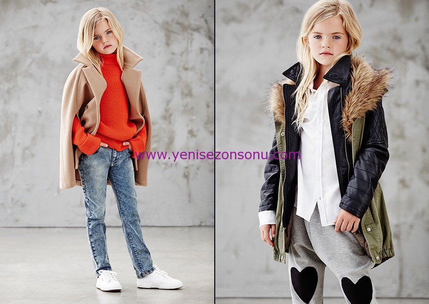 koton 2014 2015 sonbahar kışlık kız giyim modelleri