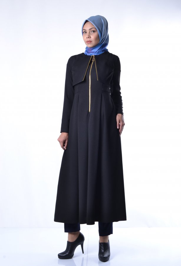 Esra Tekbir KM108 Elbise Siyah