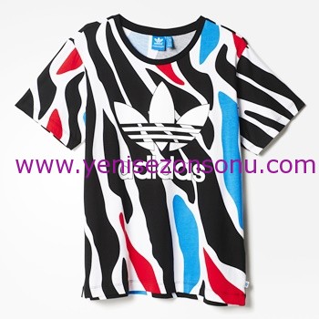 yeni sezon adidas zebra desen tişört
